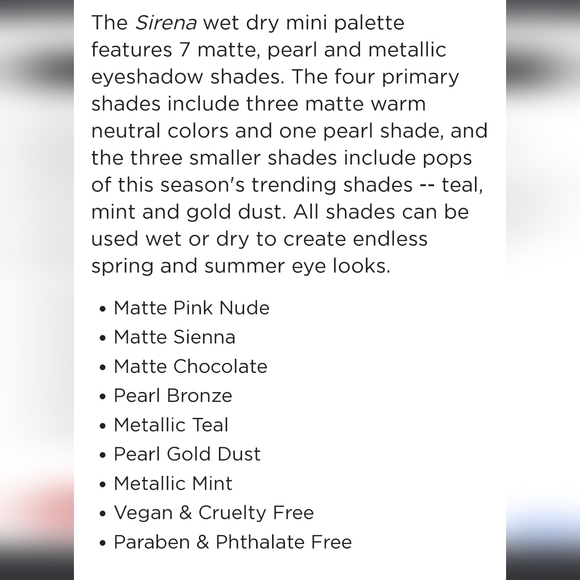 🧜‍♀️ Sirena Wet & Dry Eyeshadow Palette - Picture 7 of 9